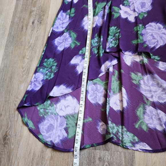 NWT FLORAL PURPLE DRESS - Picture 12 of 16